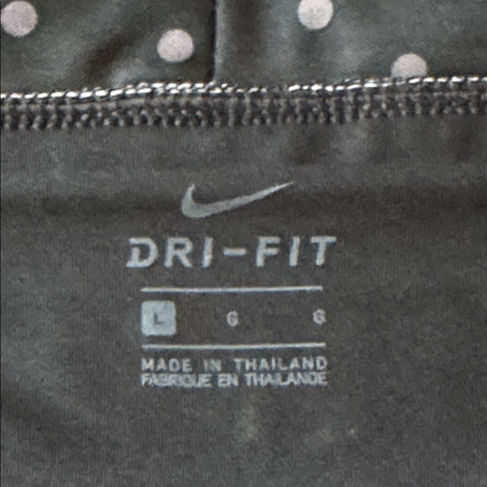 Nike Black Dot-Pattern Athletic Skort - Picture 6 of 10